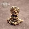 Sun Wukong Handmade Solid Brass Craft Ornament, Chinese Style Desktop Decoration, Journey To the West Sculpture Gift