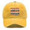 "SOUTH KOREA" "DAEHAN MINGUK" Flag Printed Sun Hat , Adjustable Snapback Baseball Cap Curved Brim Unisex Stylish Slouchy Dad Hat