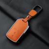 Metal And Leather Car Key Case Cover For Honda Crv Cr-V Fit Civic Accord Hr-V Hrv City Odyssey Xr-V Car Key Case Protect Fob