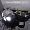 Inductive Headlight 4LED USB Charging Strong Light Led Waterproof Infrared Headlight Fishing Lamp