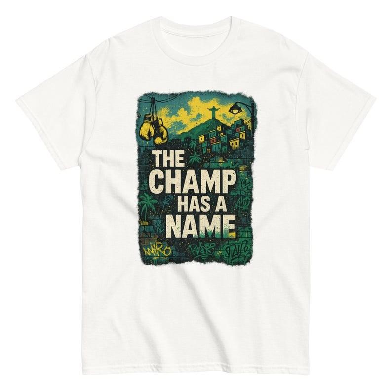 Charles Oliveira  The Champ Has a Name  Unisex T-shirt: Brazilian UFC Fighter S