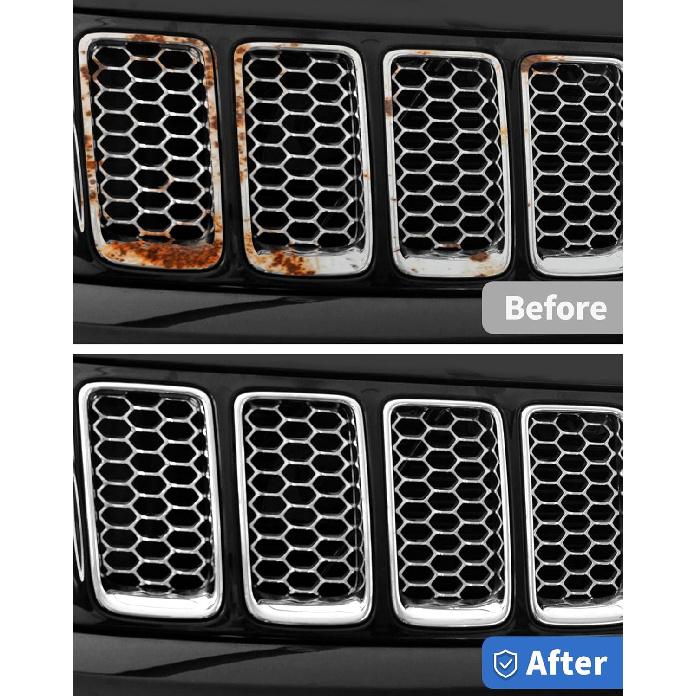 for Grand Cherokee Chrome Grill Inserts Front Grille Mesh no Mesh Cover Guard for 2014-2016 Jeep Grand Cherokee Clip-on Grille Accessories