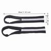 2pcs Neoprene Weightlifting Wrist Strap Polyester-Cotton Blend Grip Strap  Gym Training
