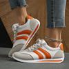 Women's large-size casual sports shoes New mesh versatile flat shoes Little white shoes