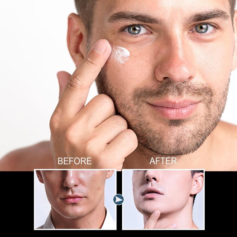 Men's Plain Cream, Refreshing, Concealer Spots, Acne Marks, Whitening, Moisturizing and Isolating Face Cream, Moisturizing and Brightening Skin