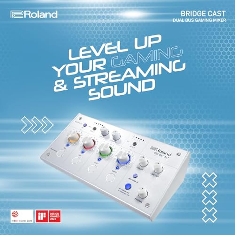 Roland Roland BRIDGE Cast/Gaming DAC Amplifier/Audio Interface/Distribution/Gaming Mixer/Audio Mi...