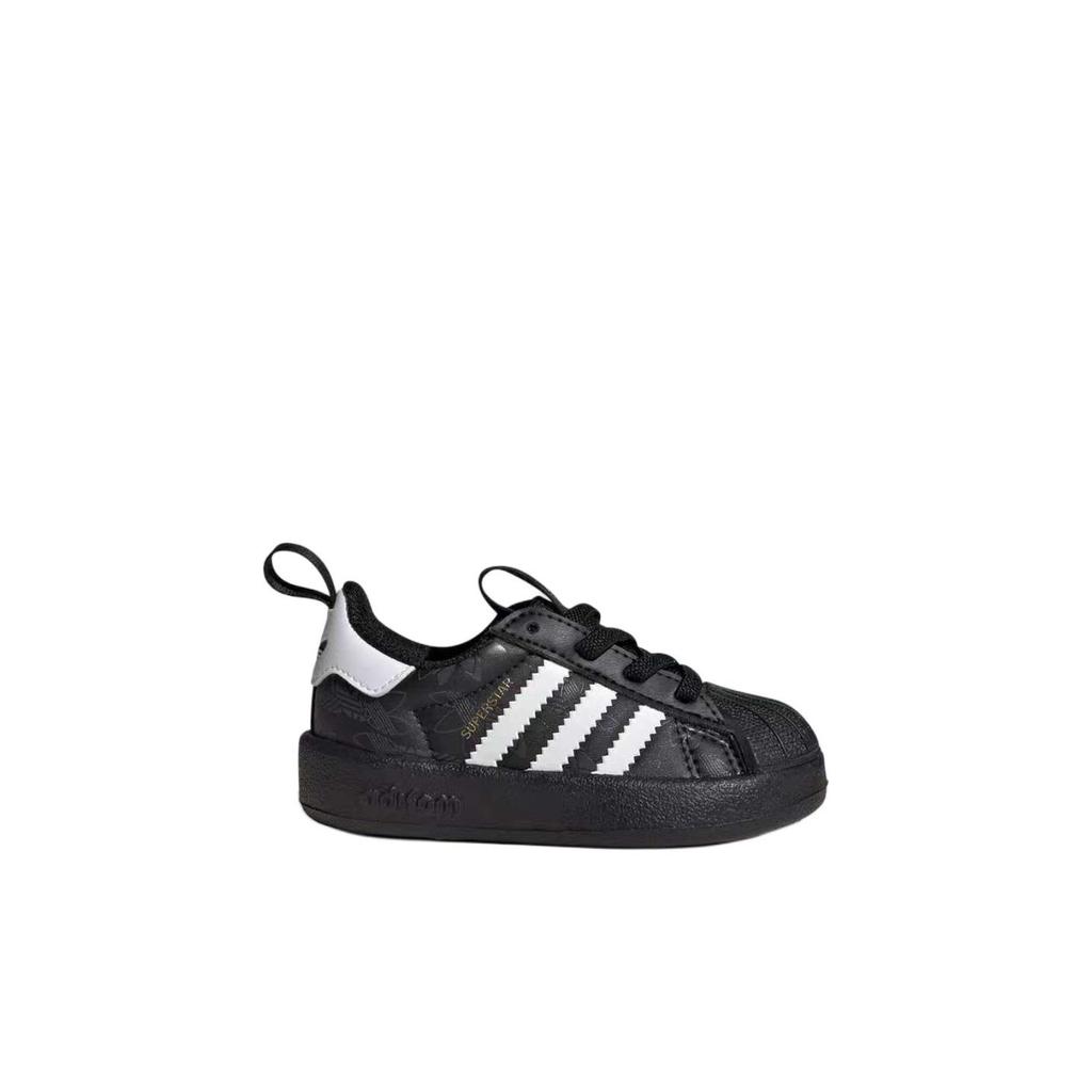 Adidas Originals Superstar 360 Comfortable Low-Top Walking Shoes Baby Shoes Black JR3755