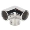 3 Way Corner Tee Joint 316 Stainless Steel Mirror Polished Yacht Hand Rail Elbow Pipe Fittings