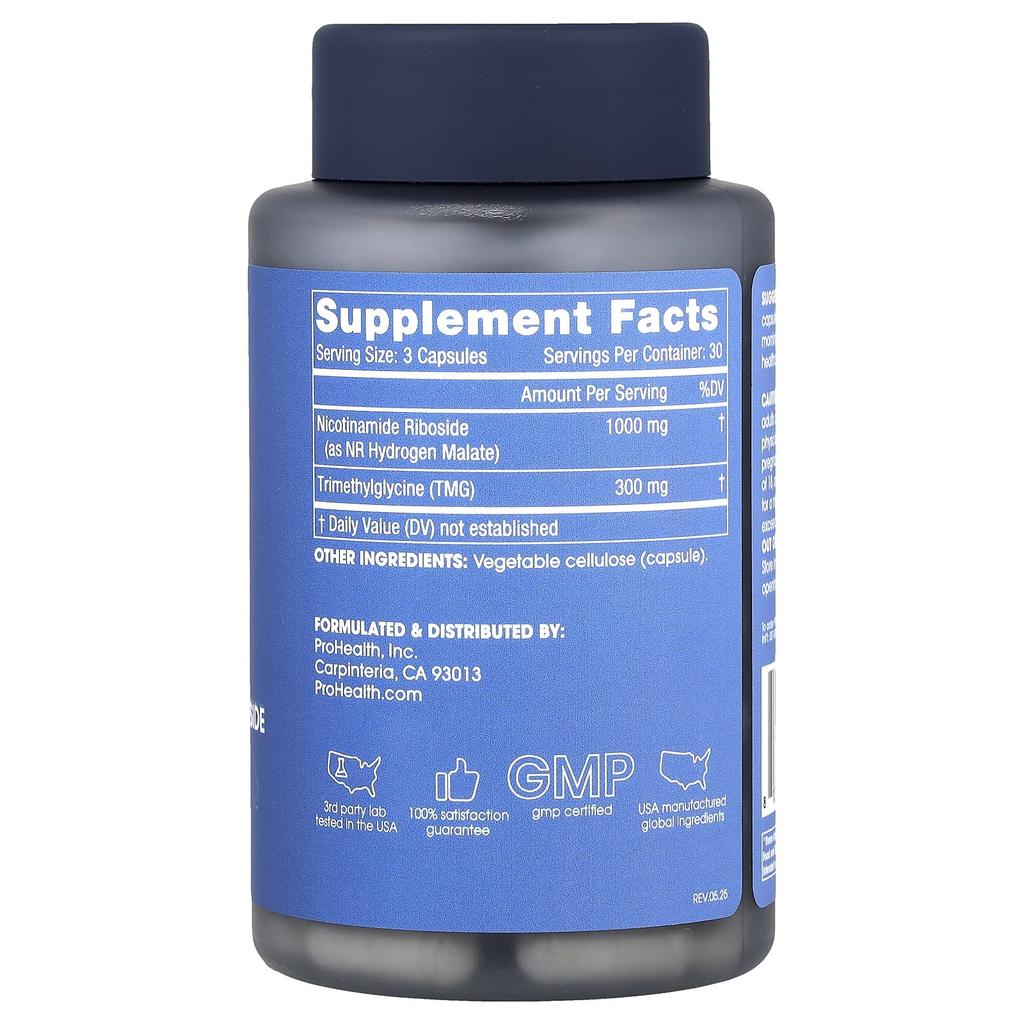 ProHealth Longevity Niacinamide Riboside Pro 1000, 90 Capsules