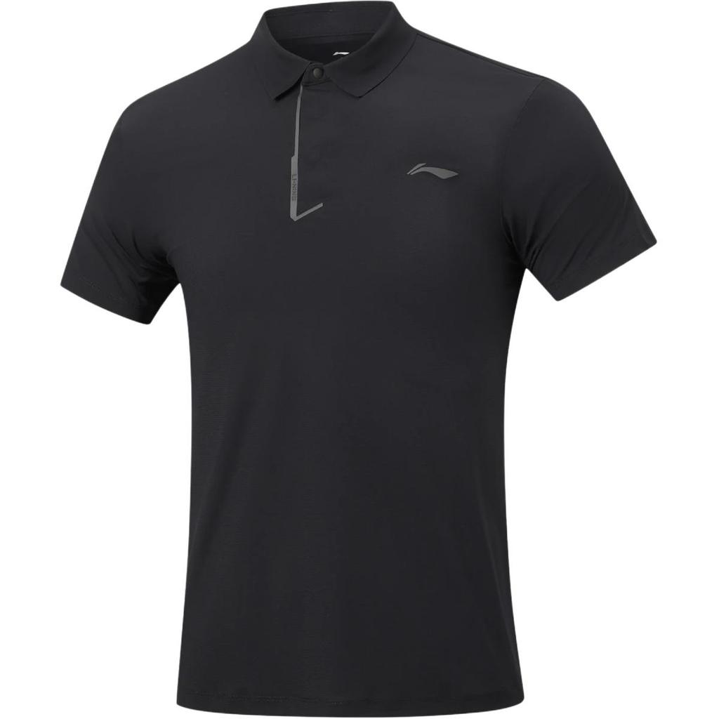 Li-Ning Fitness Series Casual Solid Color Versatile Short Sleeve Polo Shirt Men tops APLW283-4