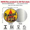 Vintage Pennzoil Metal Tin Sign Retro Wall Decor Advertising Art Rustic Garage Decor