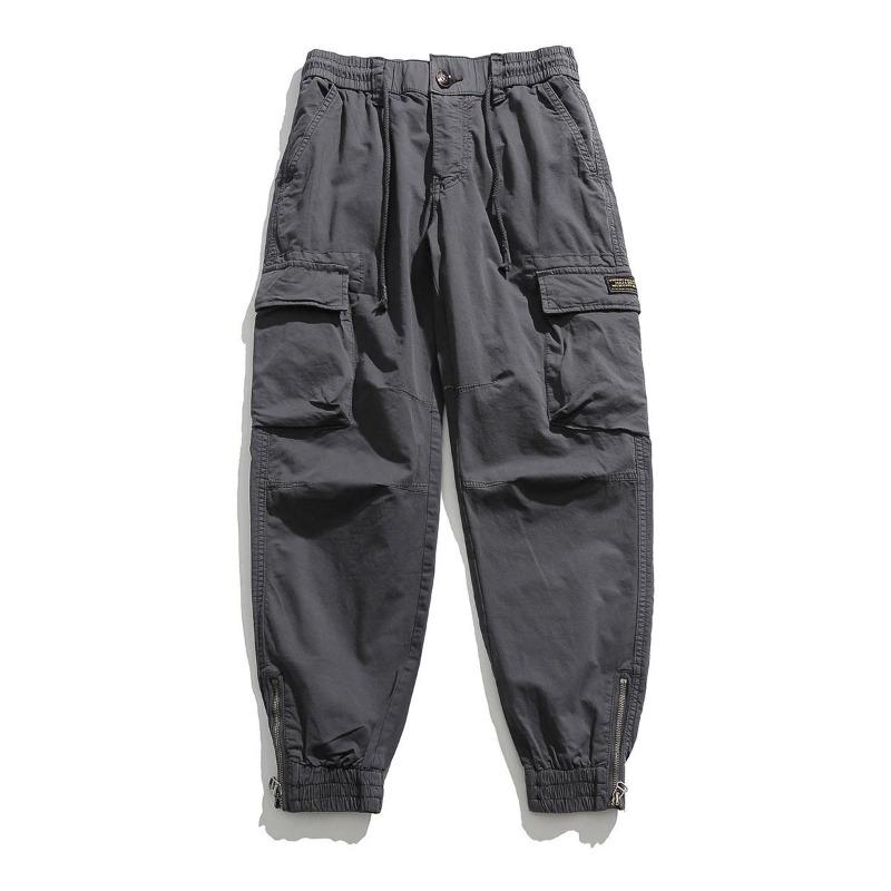 

Men s Retro Camouflage Cuffed Overalls - Loose Fit, Plus Size, Spring/Autumn. 38