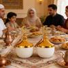 Decorative Ramadans Metal Candy Dish with Lid Islamic Party Tray For Seasonal Displays And Everyday Storage Purposes