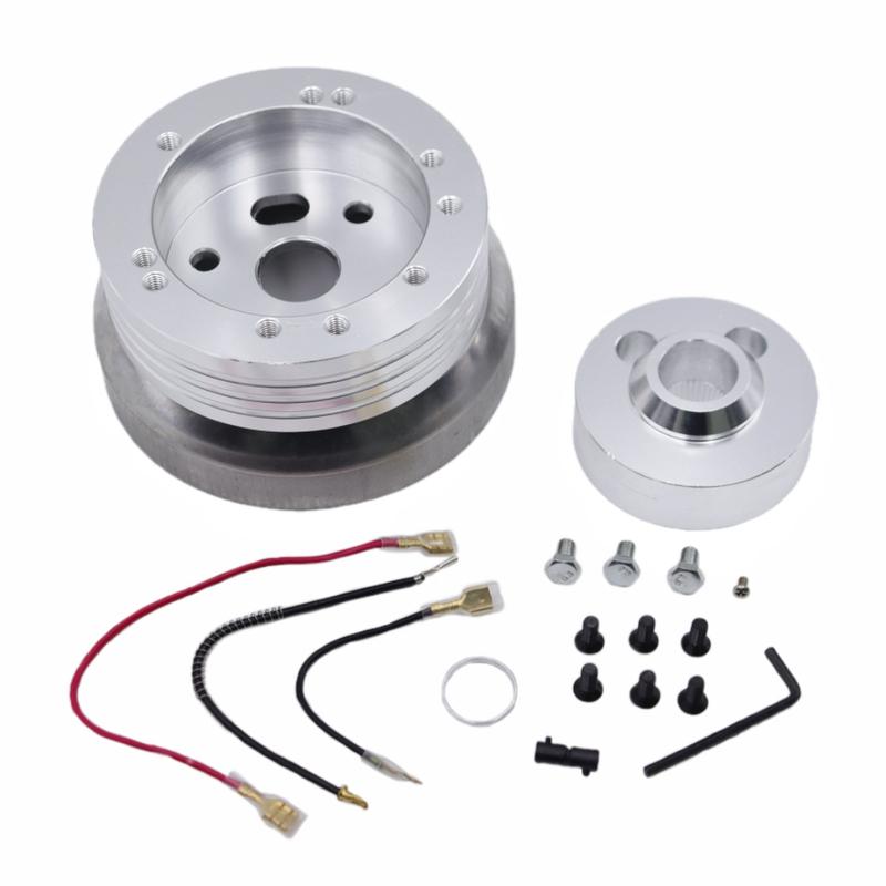 Steering Wheel Hub Adapter 5&6 Hole Compatible with 1969-1994 Chevrolet Chevy GM Flaming River Ididit Buick Jeep Pontiac