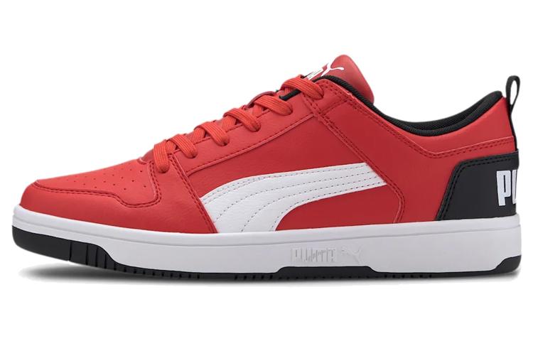 PUMA Rebound Layup Lo Black/Red 369866-06 37.5