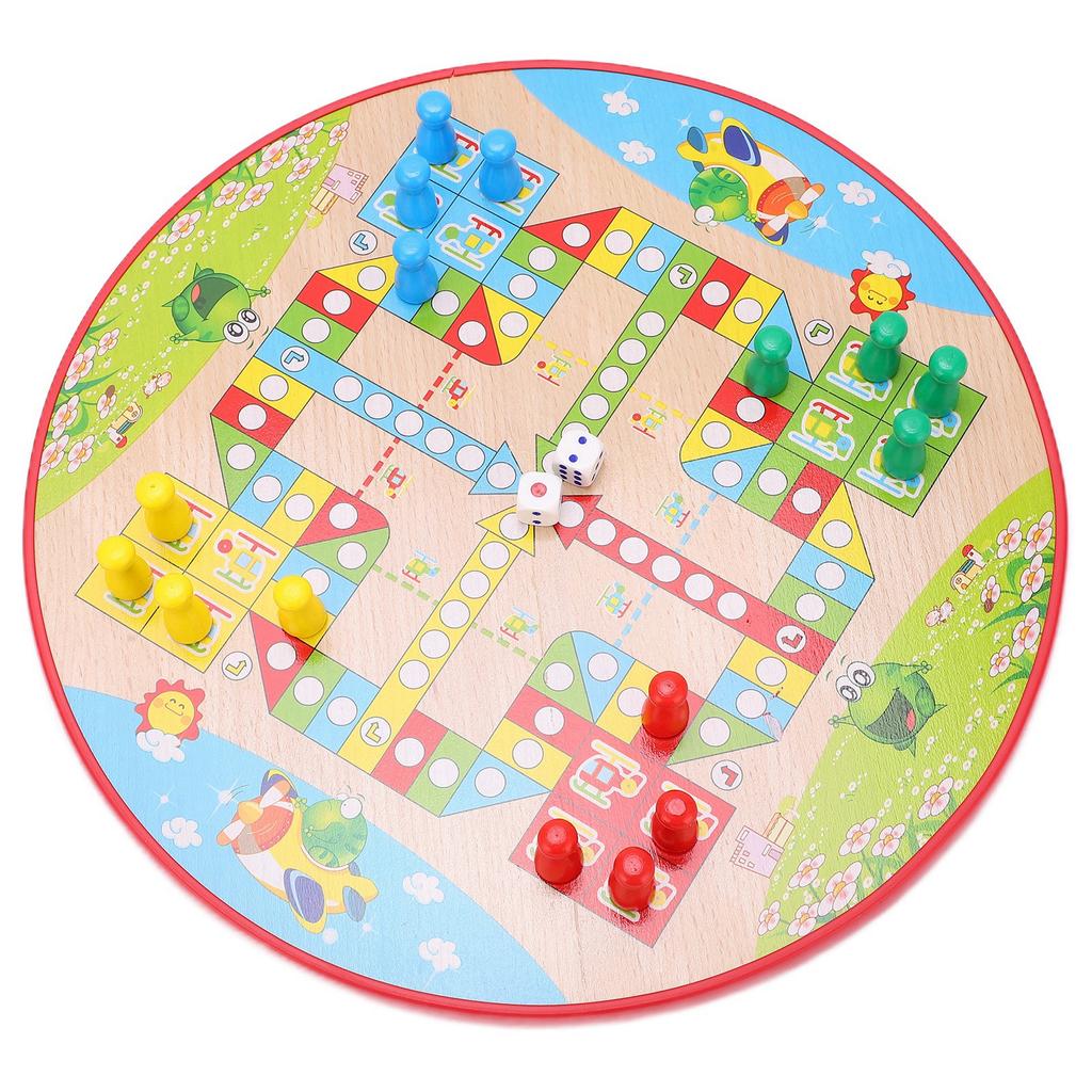 2 in 1 Dame Halma Sicher Pädagogisch Eltern-Kind-Interaktion Puzzle Kinderspielzeug