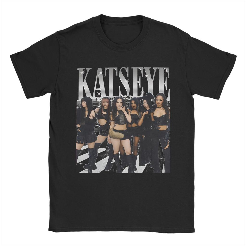 KATSEYE Kpop Girl Group Graphic Printed T Shirts Men Women  Pure Cotton  Tee Shirt Clothing