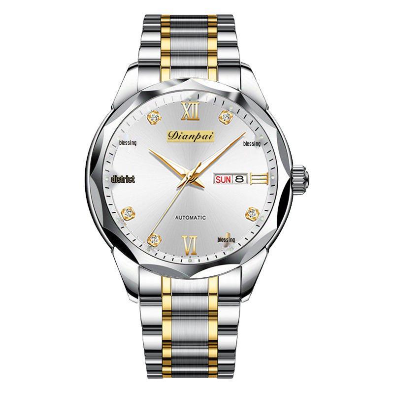 Dian Pai Men's Automatic Multifunction Waterproof Luminous Watch