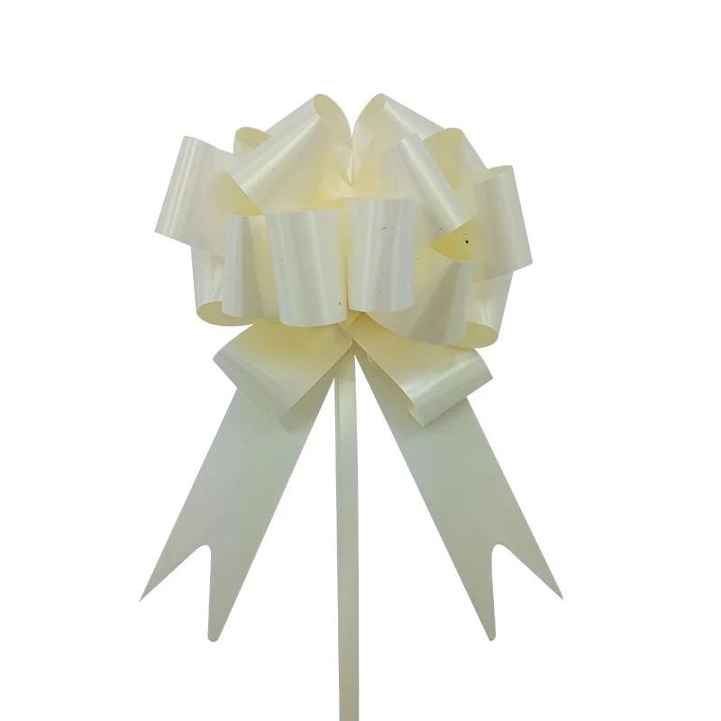 30pcs Christmas Garland Flower Ribbon Holiday Wedding Party Gift Box Packaging Ribbon Stereoscopic Spherical Hand Pulled Flower