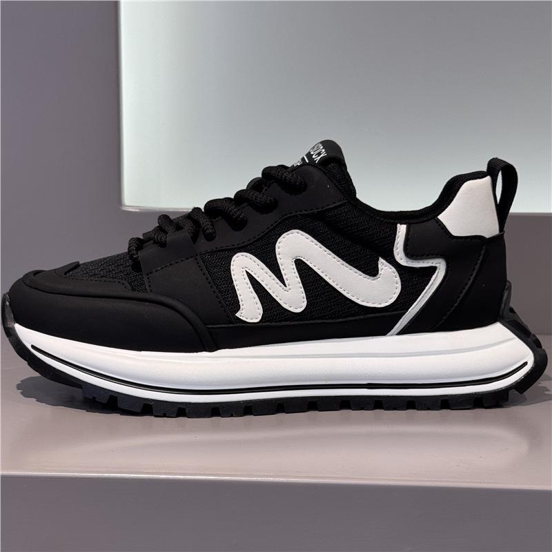 Novos sapatos casuais esportivos de malha respirável para primavera sapatos de pai pequeno ysd