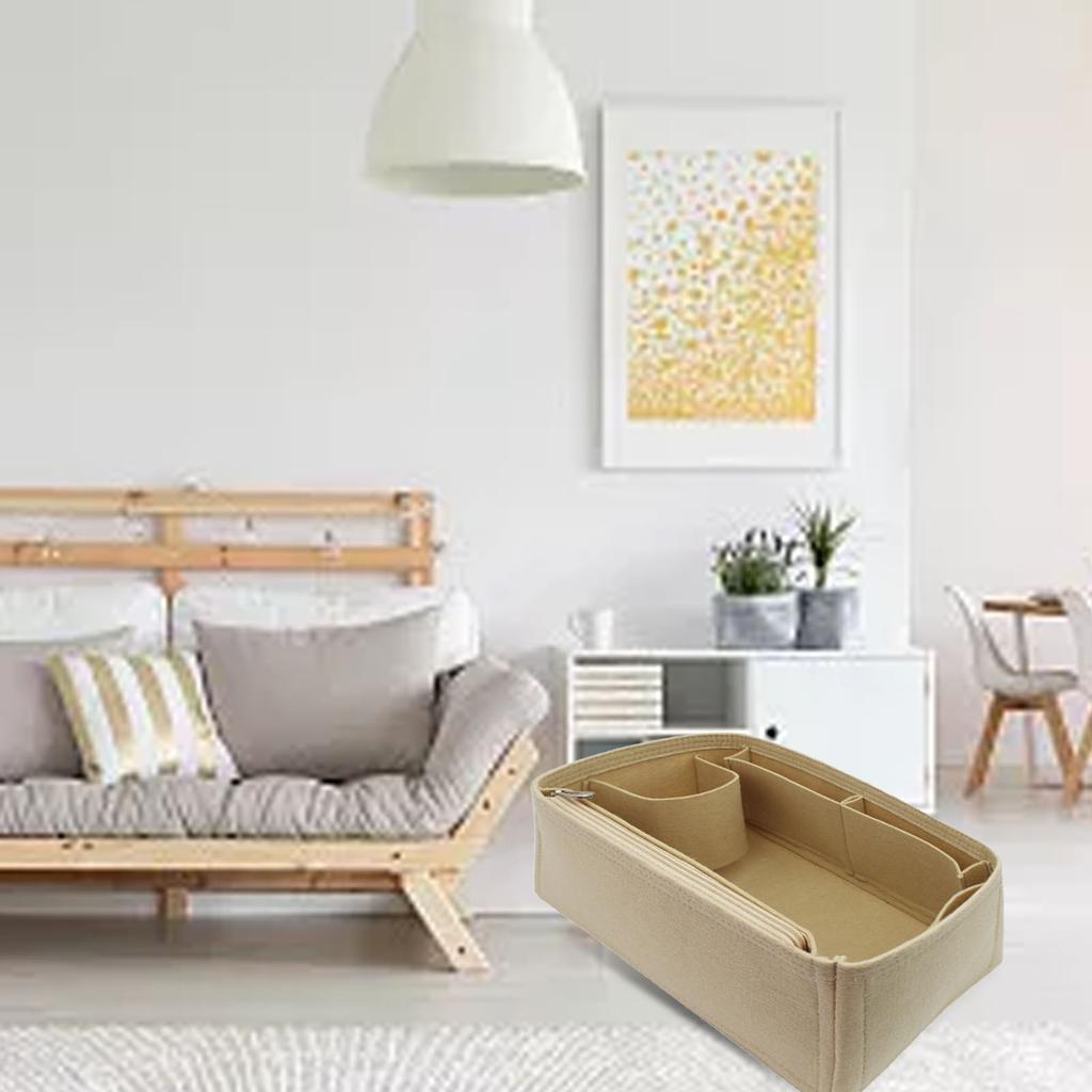 Vložka organizér do tašky Tote pro Speedy25 30 35 Více přihrádek Úložný Stereotypní plstěný organizér do tašky