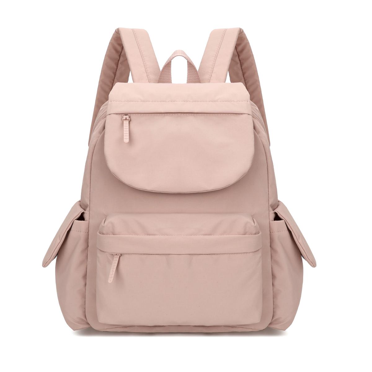 Commuting Backpack for Women, Lightweight Travel Bag, New Model, Casual Hiking Small Backpack, Outdoor Mountaineering Backpack for Work розовый