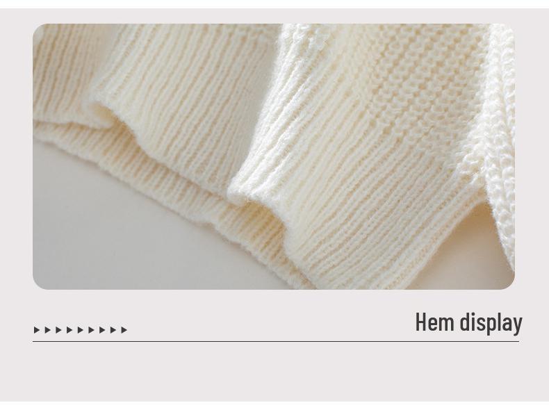 Color Block Cable Knit Crew Neck Pullover Sweater - Women's Autumn/Winter Loose Fit Knitwear