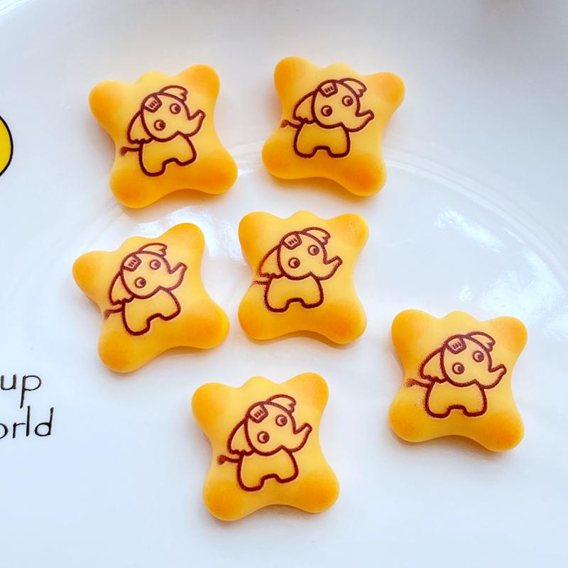 8Pcs New Cute Resin Biscuit Animal Flat Back Cabochon Scrapbooking Hair Bow Center Embellishments DIY Accessories