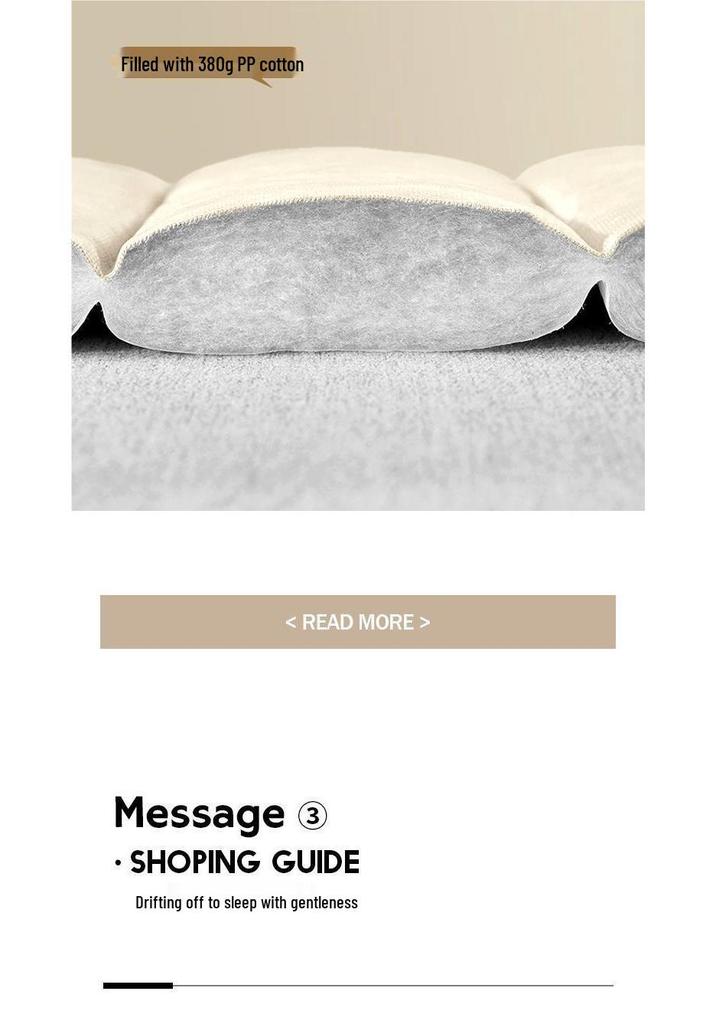 Soft Padded Bedside Cushion Headboard Cover - Washable & Simple Design for Double Beds