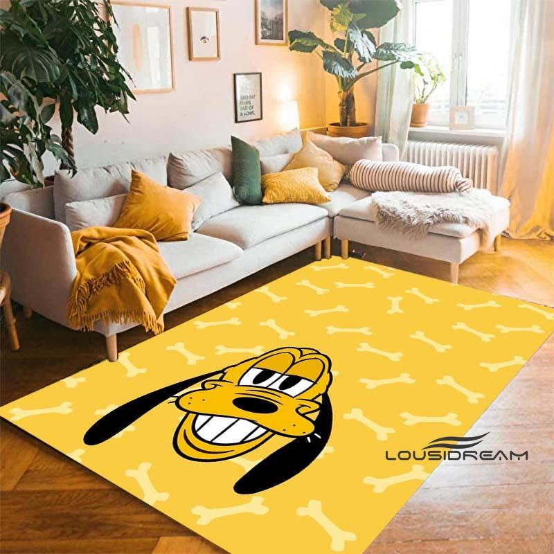 

Cartoon Disney Pluto (Mickey Mouse s pet) pattern rug, suitable for living room and bedroom home décor, children s play area, 60x90cm