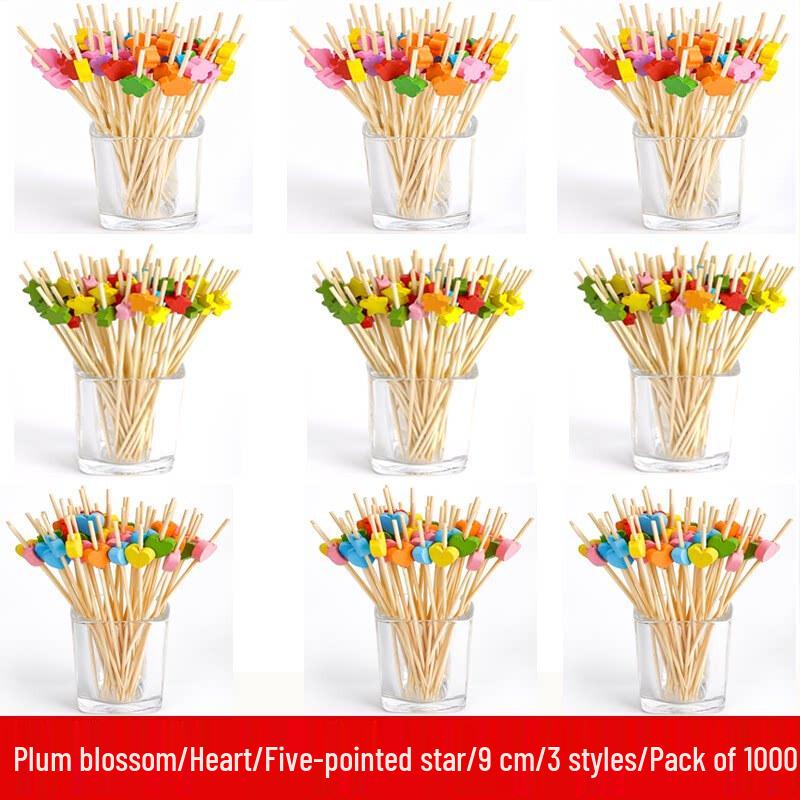 Creative Bamboo Fruit Picks
