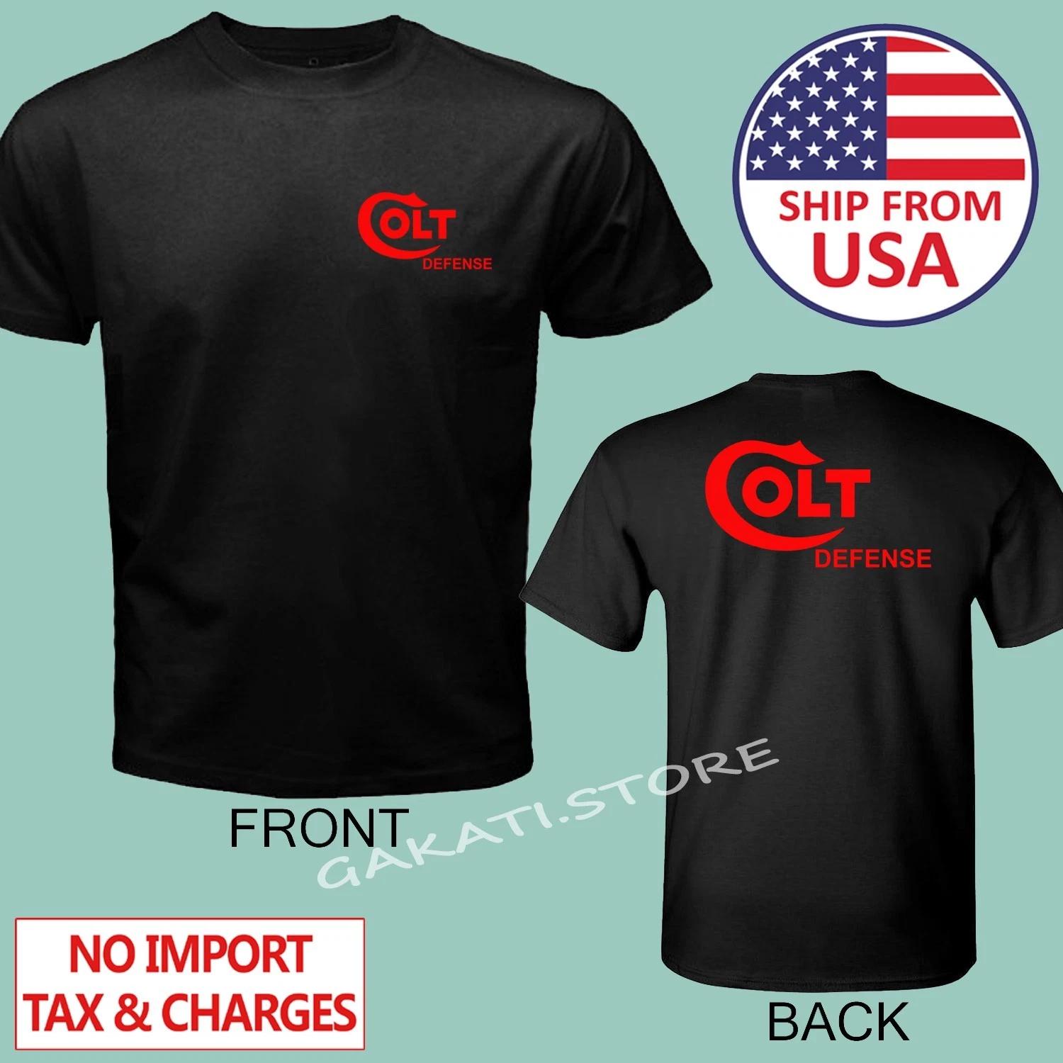 Colt Defense Guns Firearms Men s Black Size S to 5XL 3XL