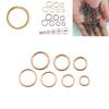 Stunning Steel Nose Ring Septum Clicker With Seamless Appearance And Anti-allergy