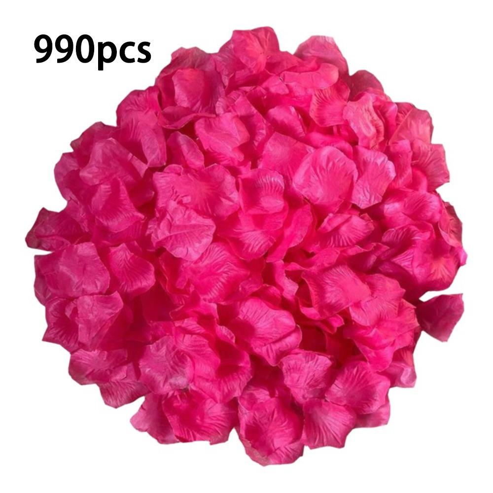 

990pcs Realistic DIY Simulated Rose Petals Wedding Party Supplies Fake Flower Petals Romantic Artificial Rose Petals Party розы красного