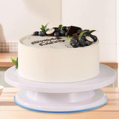 Yousheng Tortenständer, 11 Zoll drehbarer Tortendrehteller, glatter 360-Grad-Drehständer für Tortendekoration, praktisches Backwerkzeug für Cupcake, Kekse, Muffins