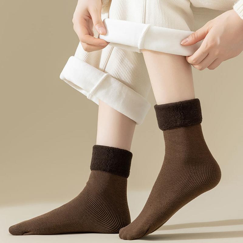 Fashionable Casual Thickened Velvet Warm Home Snow Socks