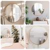 Hohoemi Wall Hanging Aluminum Wall Hanging Bathroom Round Makeup Living Wall Round Diameter Mirror, Mirror, Frame, Mirror, Mirror, Mirror, Mirror,