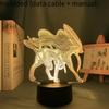 3d Characters Usb Night Light Touch Change Color Seven Colors Lamp Table