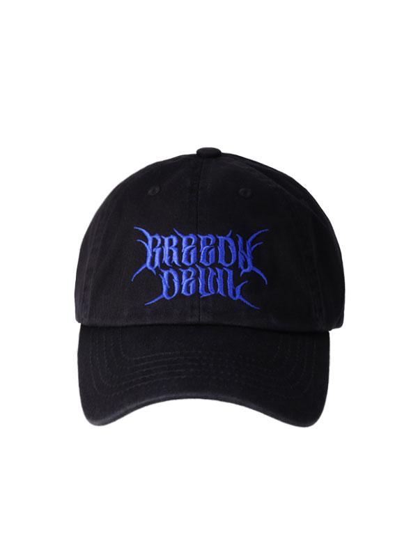 OURPOCKETS Grid Signature Logo Ball Cap (Black)