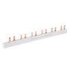 PIN TYPE Copper Busbar 2P 12 Way PVC Good Conductivity for Circuit Breaker Distribution Box