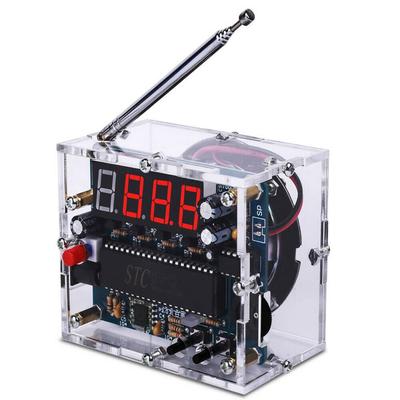 Small 87MHz-108MHz FM Digital Radio DIY Kits Fit Soldering Learning Teaching