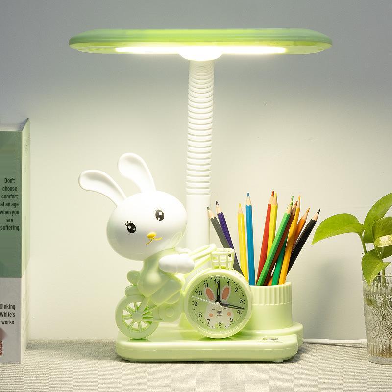 Children's Cartoon Desk Lamp - Multifunctional Bedside & Study Light for Elementary Students