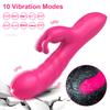 Rabbit Vibrator Realistic Dildo Sex Toys for Women 10 Vibration G Spot Clitoral Vibrators Stimulator Sextoy for Adults Goods 18+