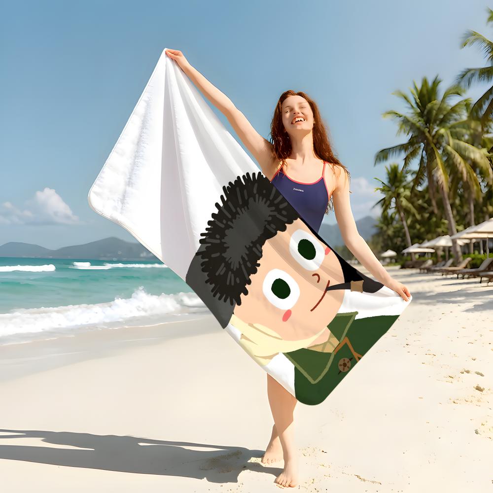 Art F-famous P-painting Towel Beach Blanket Towel  For Travel Gym Shower Luxury Lightweight Camping Pool Hot