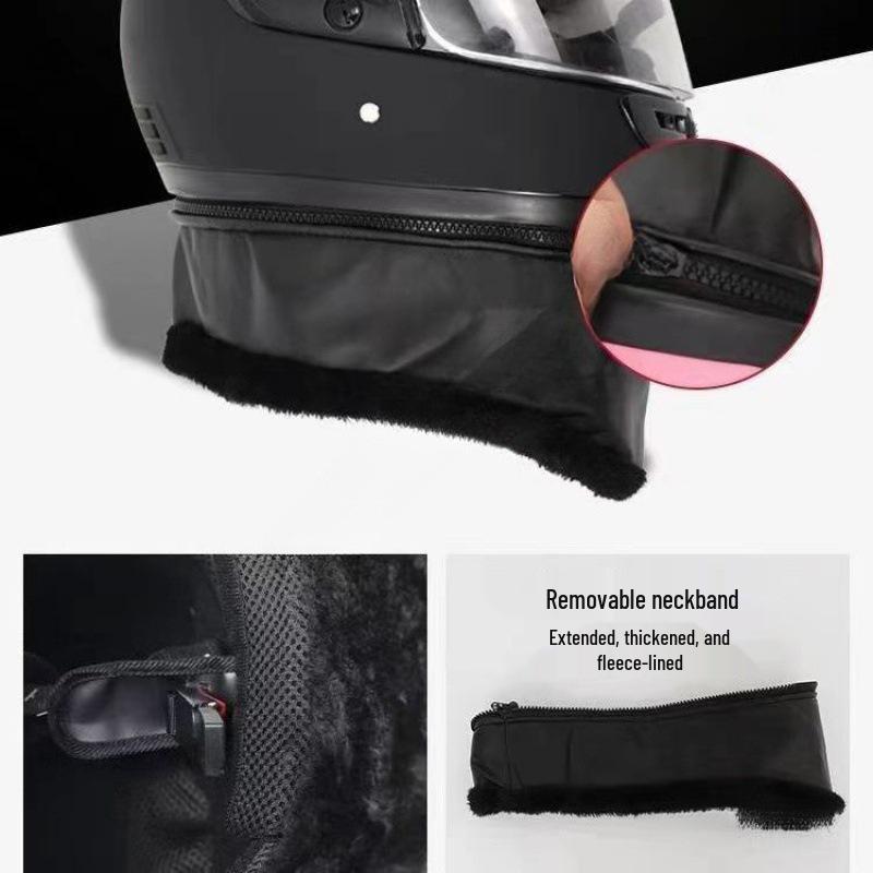 All-Season Warm Full Face Helmet - Anti-fog, Cold Protection for Men & Women Electric Scooter & Cycling