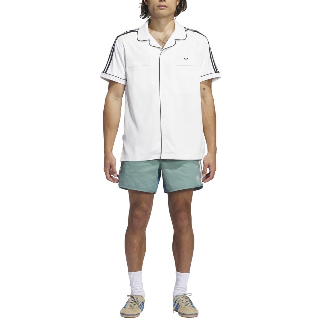 adidas X CLOT Edison Chen Pantaloncini da Sprinter Verde Teal Unisex Streetwear JF3152