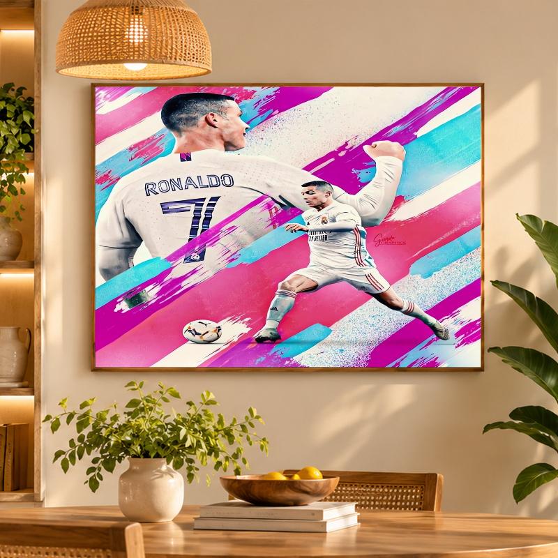 5D Diamond Painting Cristiano Ronaldo DIY Full Drill Diamond Art Kit Home Decoration