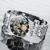 Skmei Luxury High Quality Man Watch Waterproof Luminous Chronograph Date Men Wristwatch Stainless Steel Quartz Men's Watches