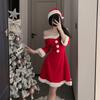 Sex Underwear Christmas Cute Plush Nightdress Suspender Pure Desire Uniform Suit Dress Robe Passion
