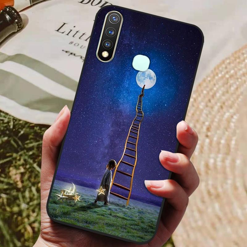 For Vivo Y19 Case Silicone Cover For Vivo 1915 Y19 Y 19 Case 6.53'' Soft TPU Silicon Phone Back Protective Bumper Shells Coque